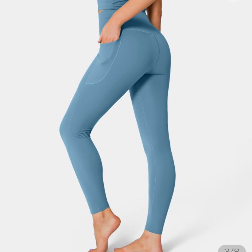 HALARA cloudful crossover pocket plain legging